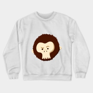 Skull Monkey Head Crewneck Sweatshirt